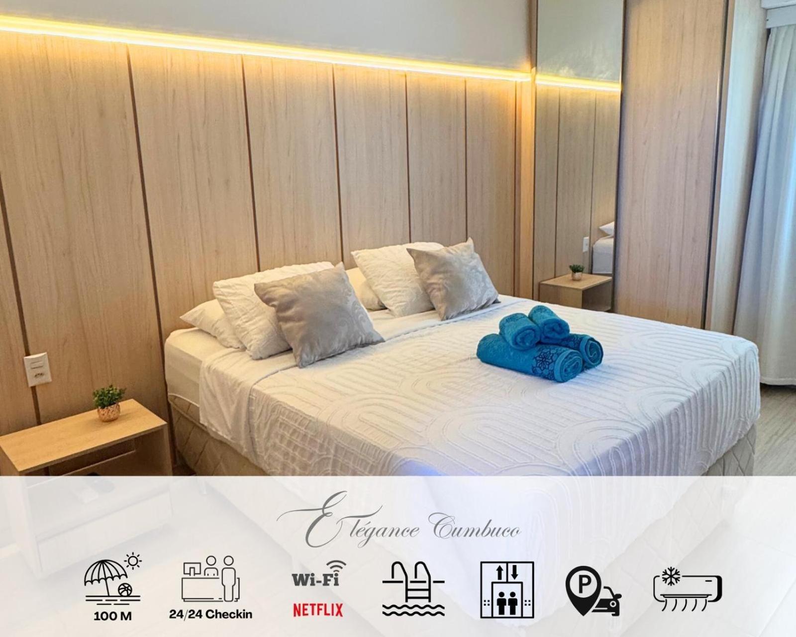 Apartamento Beach Place Cumbuco 100M Da Praia Каукая Экстерьер фото